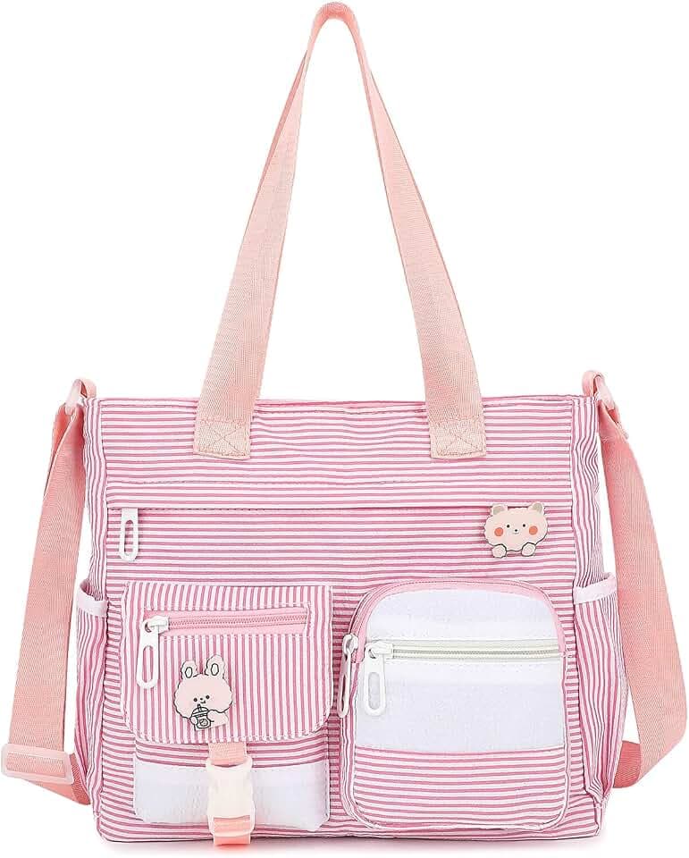 Phaoullzon Cute Messenger Bag Kawaii Crossbody Purse for Teen Shoulder Tote