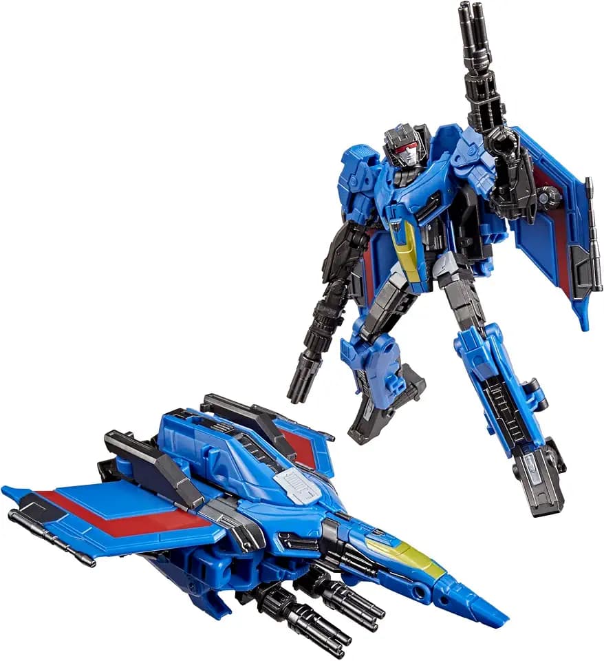 Transformers Studio Series ONE Thundercracker, Deluxe Class 5.25-Inch Converting Action Figure, Robot Toys for Ages 8+