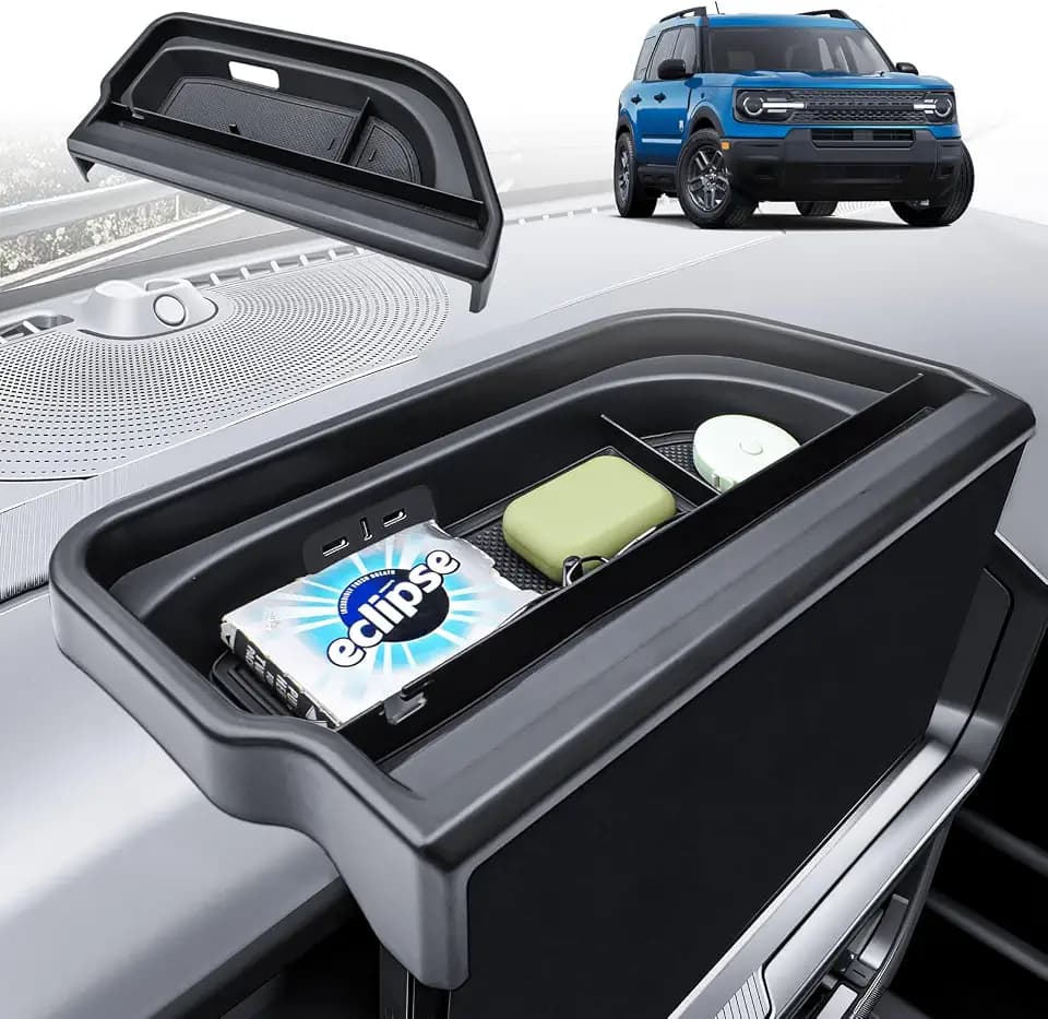 Dash Storage Tray for 2025 2026 Ford Bronco Sport Interior Accessories