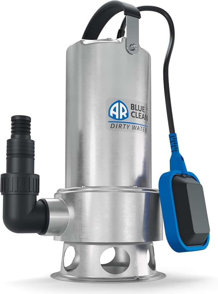 AR Blue Clean Tauchpumpe ARUP 1100XD für Schmutzwasser (1100 W, max. Förderleistung 16.500 l/h, max. Förderhöhe 10,5 m)