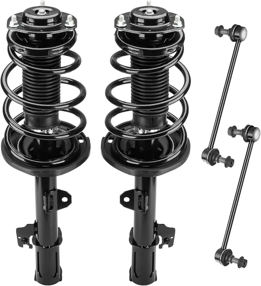 Front Spring Strut & Sway Bar Links for Highlander 3.5L V6 FWD 2008-2011