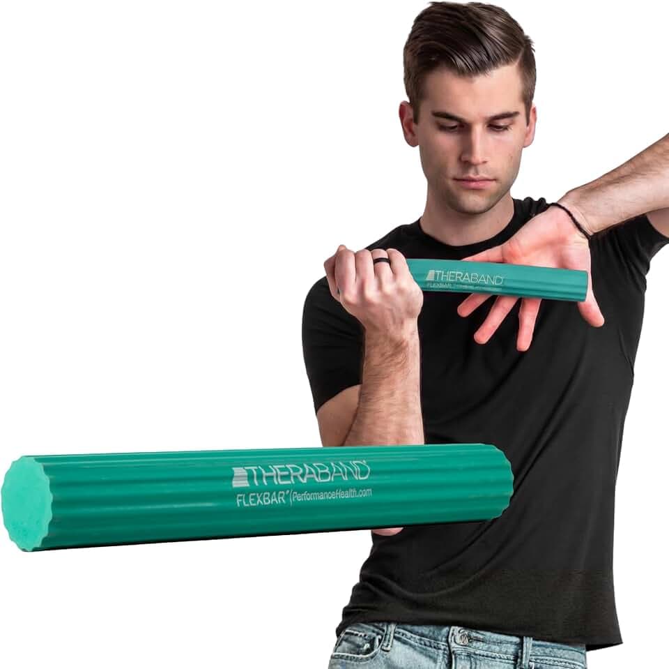 TheraBand FlexBar Handtrainer | Unterarmtrainer für Rehabilitation