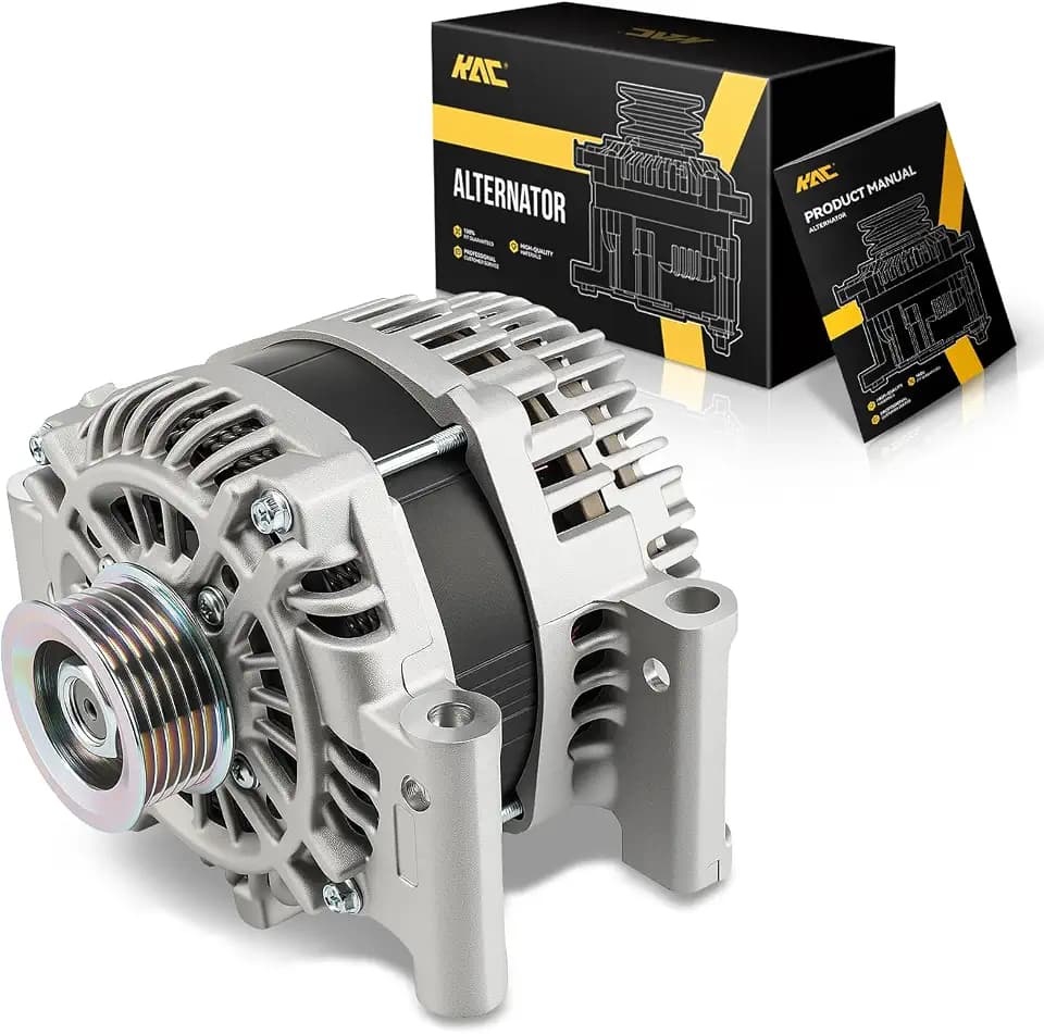 KAC Alternator Compatible With 2009-2012 Ford Escape 3.0L V6, 2010-2012 Fusion, 2009-2011 Mercury Mariner/Tribute, 2010-2011 Milan 11411N 12V 150Amp CW 6-Groove Pulley