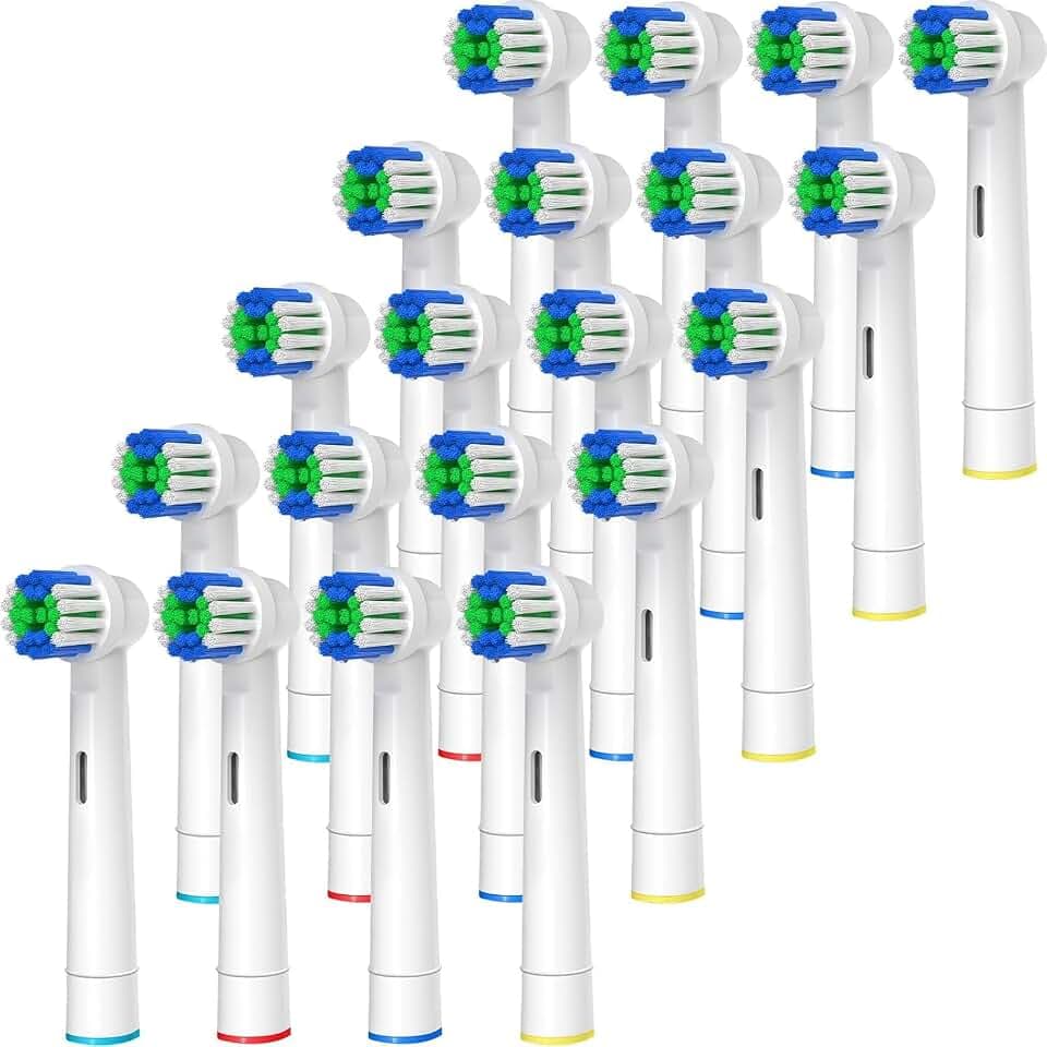 20 Stück Aufsteckbürsten Kompatibel mit Oral B Aufsteckbürsten