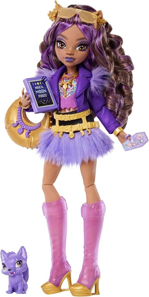 Monster High Clawdeen Wolf Puppe mit Wolfswelpe