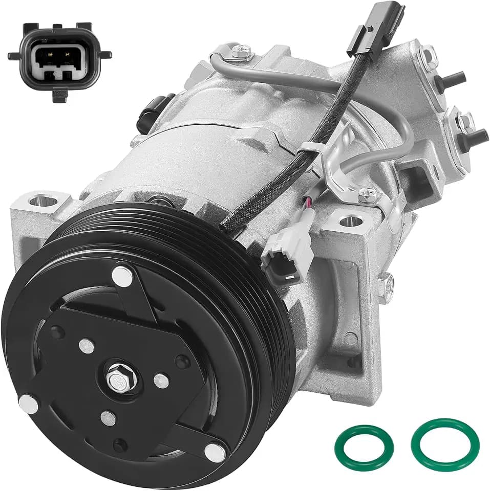 BDFHYK 98585 Air Conditioning A/C Compressor Compatible with Nissan Sentra 2013-2019 L4 1.8L/ L4 1.6L, Compatible with Nissan Rogue Sport 2017, Tsuru 2014-2017
