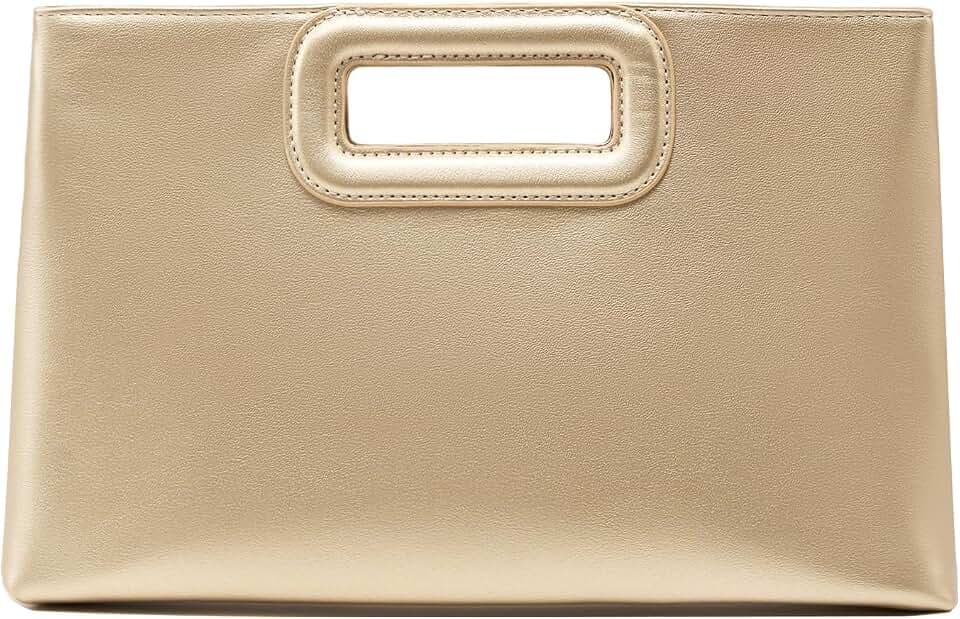 Top Handle Clutch Handbags for Women, Evening Handbag Shoulder Crossbody Purse with Gold Chain
