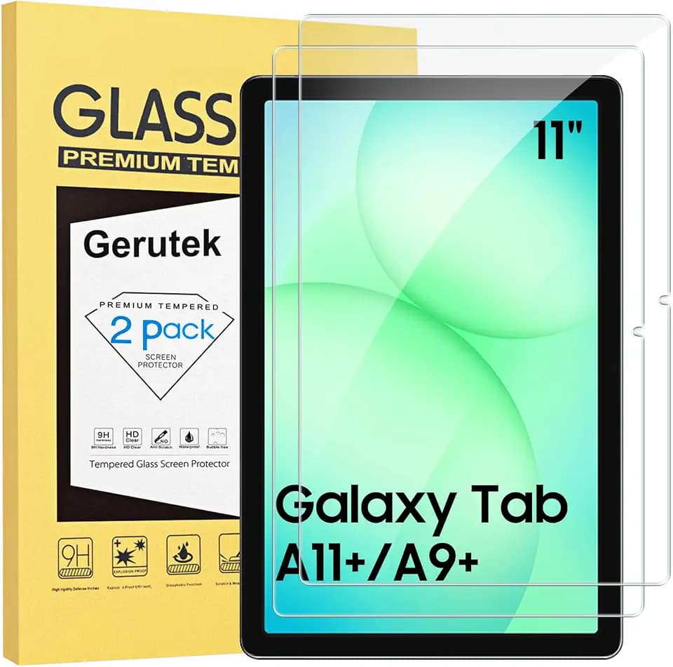 Gerutek 2 Stück Schutzfolie für Samsung Galaxy Tab A11+/ A9+ 11" 2025/2023