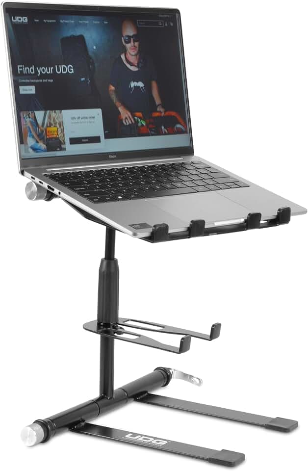 UDG Ultimate DIGI Laptop Stand Schwarz (U96113BL)