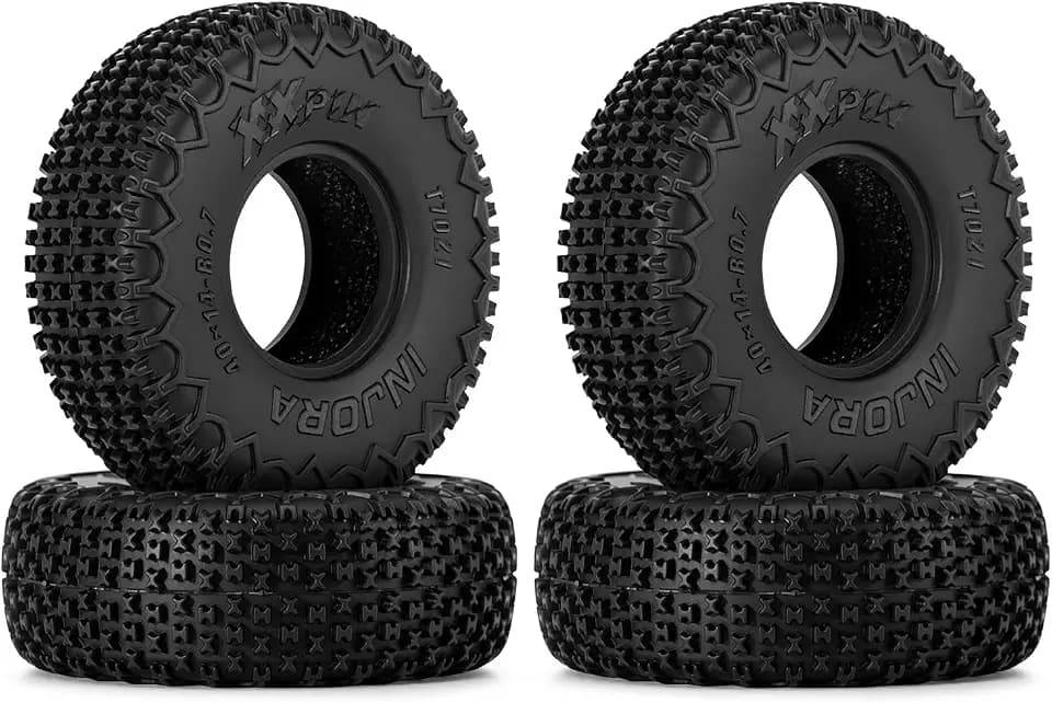 INJORA 0,7" XHX-Stift Reifen 40 * 14 mm für 1/30 Axial SCX30 (T7021)