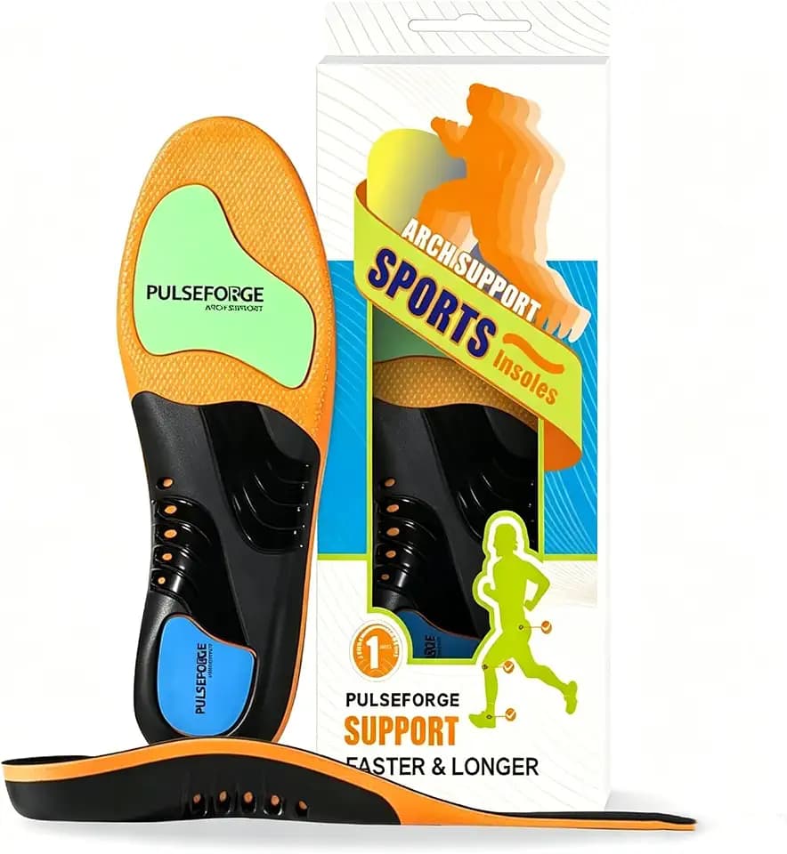 Running Sport High Arch Support Orthotic Insoles for Men & Women, XS