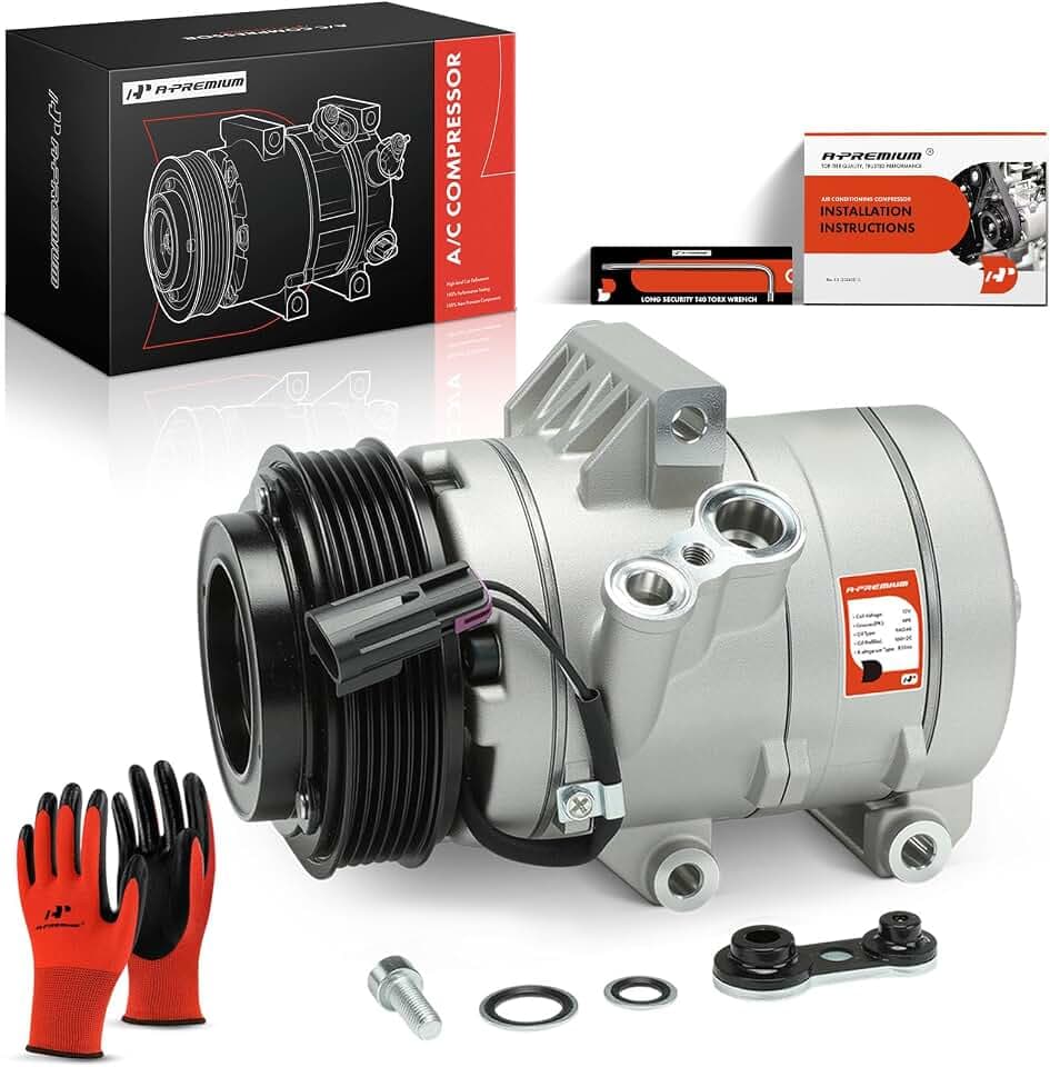 A-Premium Air Conditioner AC Compressor with Clutch