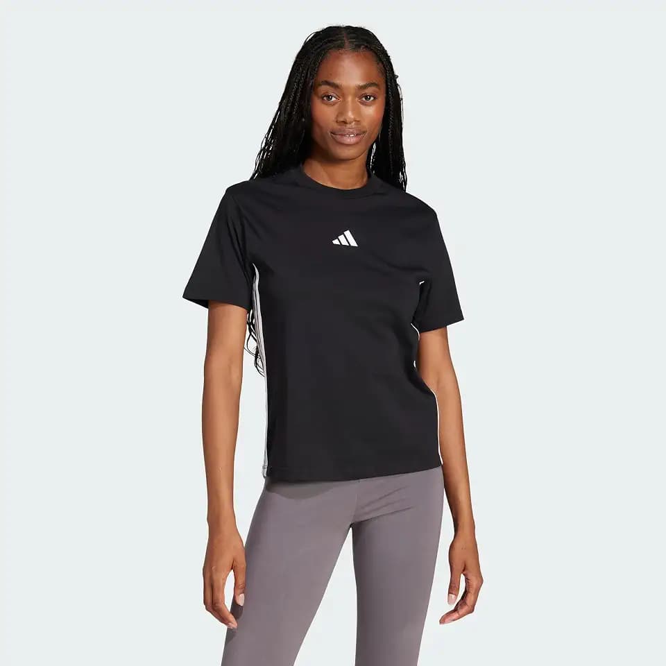 adidas Women's Essentials 3-Streifen Cotton T-Shirt