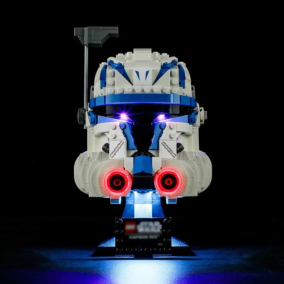 BRIKSMAX 75349 Led Licht für Captain Rex Helm - Kompatibel Mit Star Wars Bausteinen Modell - Ohne Set