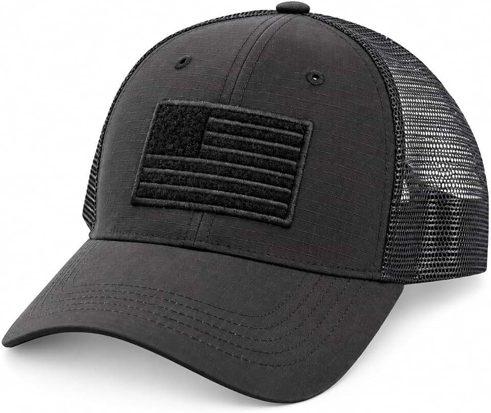 HIGHLAND TACTICAL American Flag - Trucker Mesh Hat