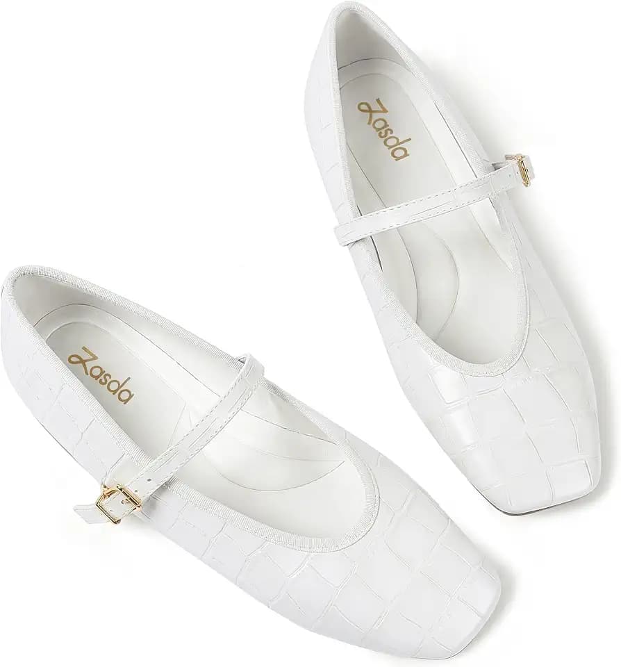 Flats for Women Comfortable Dressy Mary Jane Ballet Flats