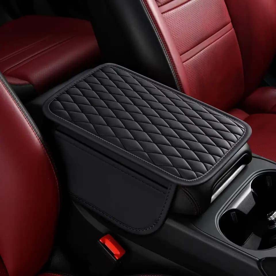 Upgraded Center Console Cover Fit for Ford Escape 01-Black