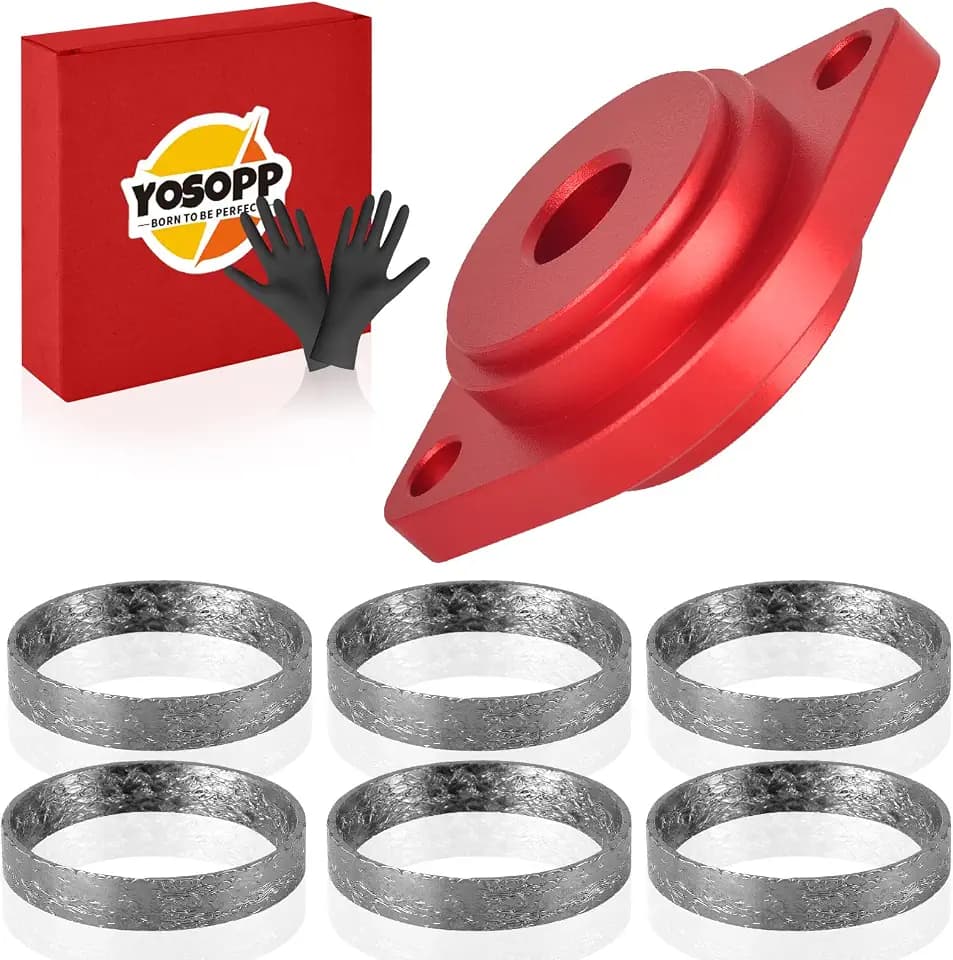 Harley Exhaust Gasket Seal Tool and Tapered Gasket - Fits 1984-2023 Models 6pcs (Red)