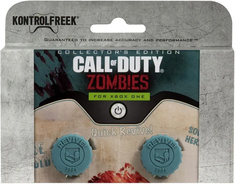 KontrolFreek Call of Duty Revive! für Xbox One Controller | Performance Thumbsticks | 2 x Mittel Konkav | Türkis