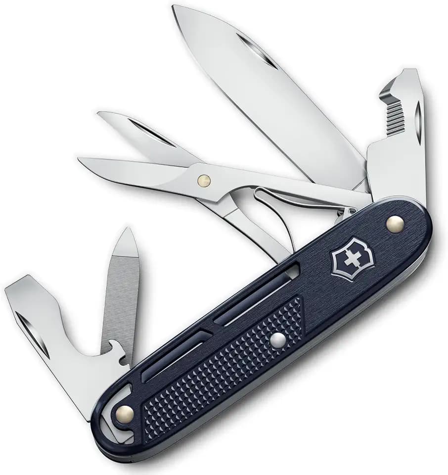 Victorinox Taschenmesser Synergy X Alox - 9 Funktionen, Schere & Trageclip