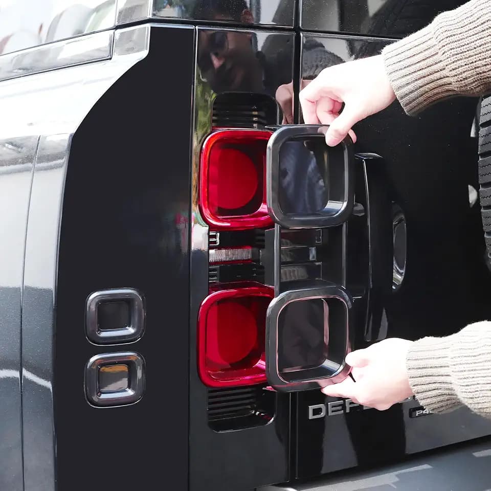 Smoked Tail Light Cover for 2020-2025 Land Rover Defender 90 110 130