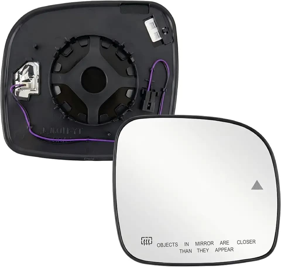 Blind Spot Driver Side Mirror Fit for Dodge Grand Caravan 2008-2020, Chrysler Town Country 2008-2016, RAM CV 2012-2015, VW Routan 2009-2014, Rearview Mirror Power Heated 68060205AB