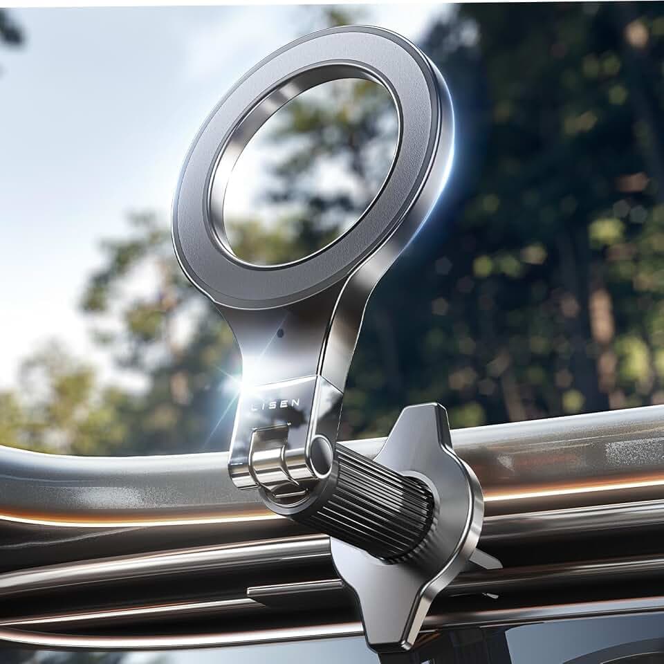 LISEN Handyhalterung Auto Magnet für MagSafe Autohalterung 30xN55 Magnet Smartphone MagSafe car Mount MagSafe kfz Halterung für iPhone 16 15 14 13 12 Pro Max Mini MagSafe Hülle