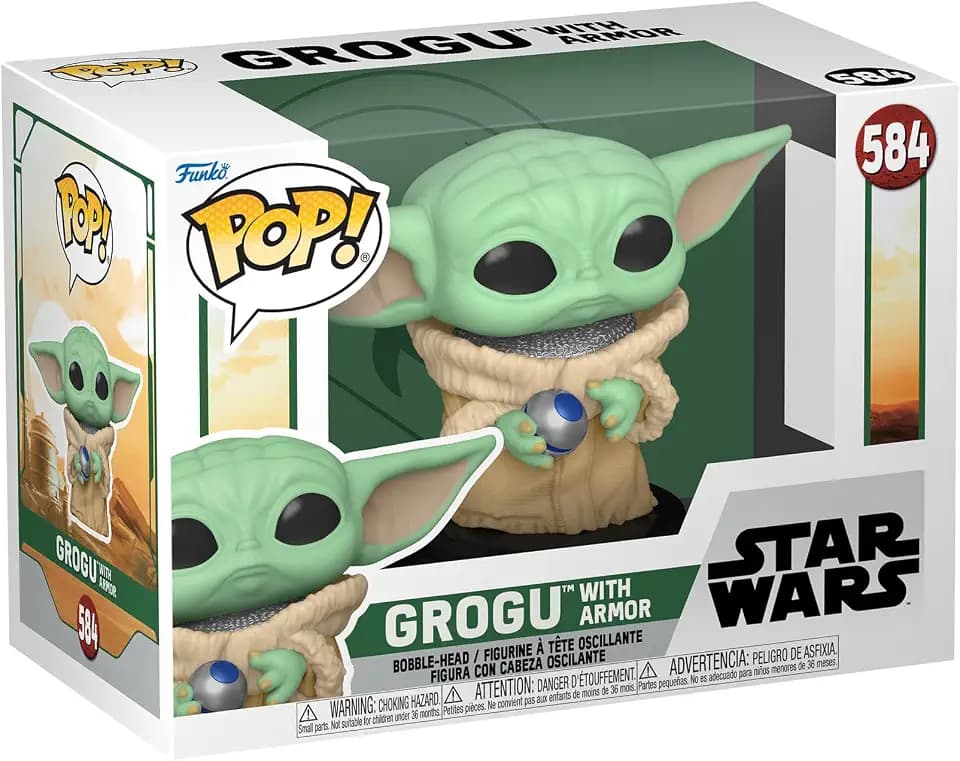 Funko POP! Star Wars: The Book of Boba Fett - Grogu with Armor
