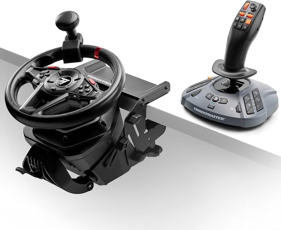 Thrustmaster T128 SimTask Farming Pack - Farming-Lenkrad-Paket - PS5 & PC