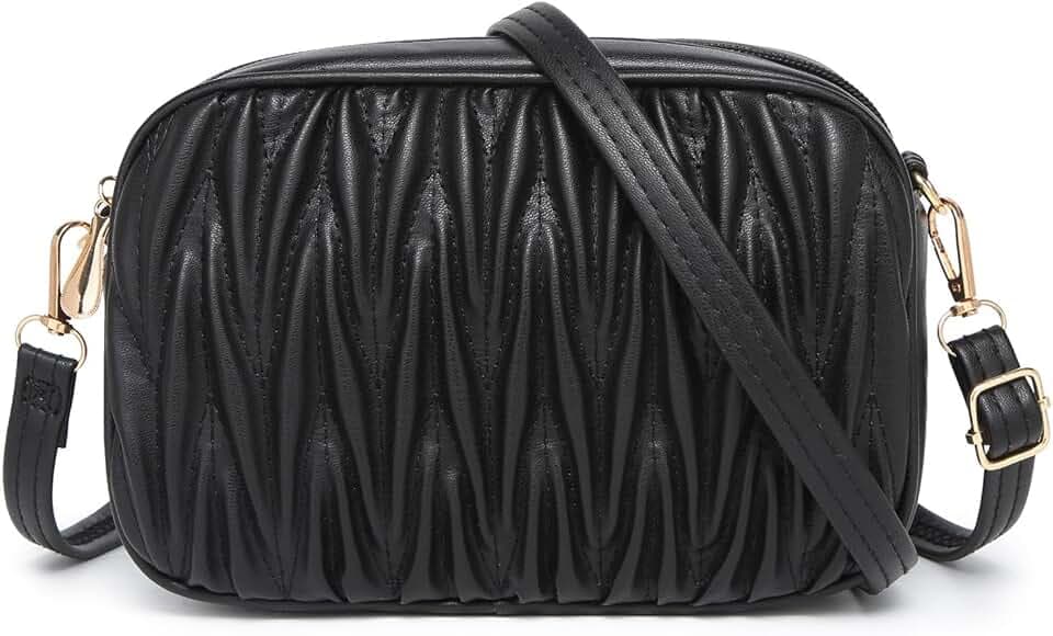 Quilted Crossbody Bag, Small Shoulder Purse for Women
