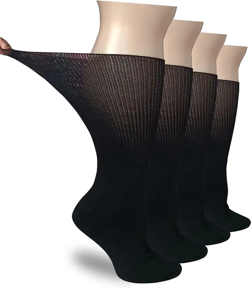 CIRZUEX Extra Wide Socks for Diabetic Swollen Feet Walking Boot Cast Liner