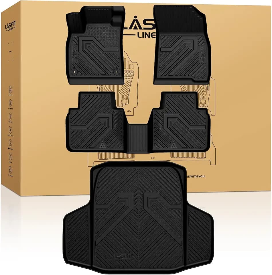 LASFIT Floor Mats & Trunk Mat for Honda Accord Sedan 2023-2026 Gas & Hybrid