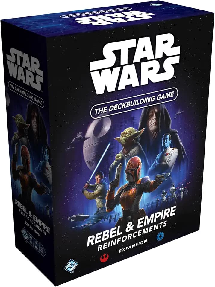 Star Wars The Deckbuilding Game Rebel & Empire Reinforcements Expansion – Strategy Card Game Add-On with Yoda, Palpatine, Thrawn & Campaign Mode (Requires Base Game)