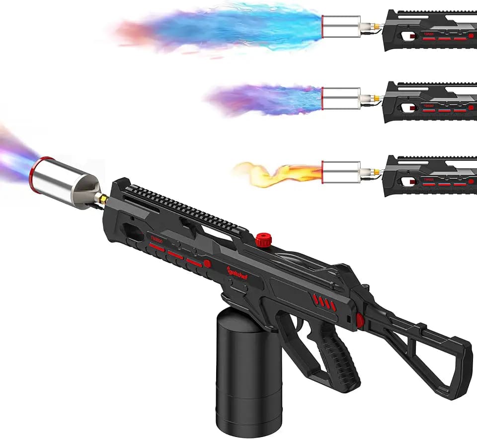 36.8" Propane Torch Gun with One-Touch Max Fire, for BBQ Campfire