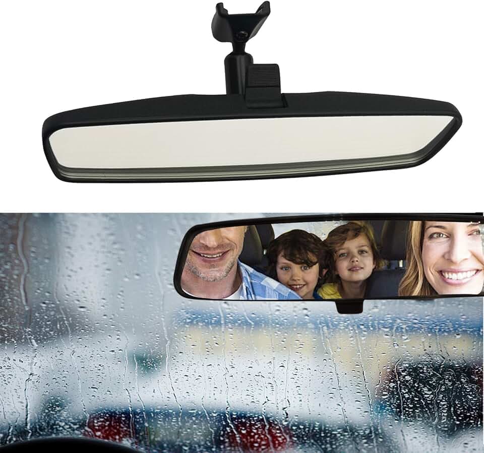 JINGEA 10.5" OEM Rear view mirror, Anti-glare Interior Rearview Mirror Kit