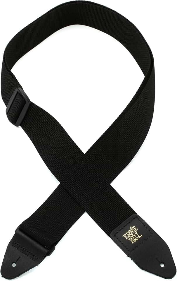 Ernie Ball Gitarrengurt aus Polypropylen, schwarz