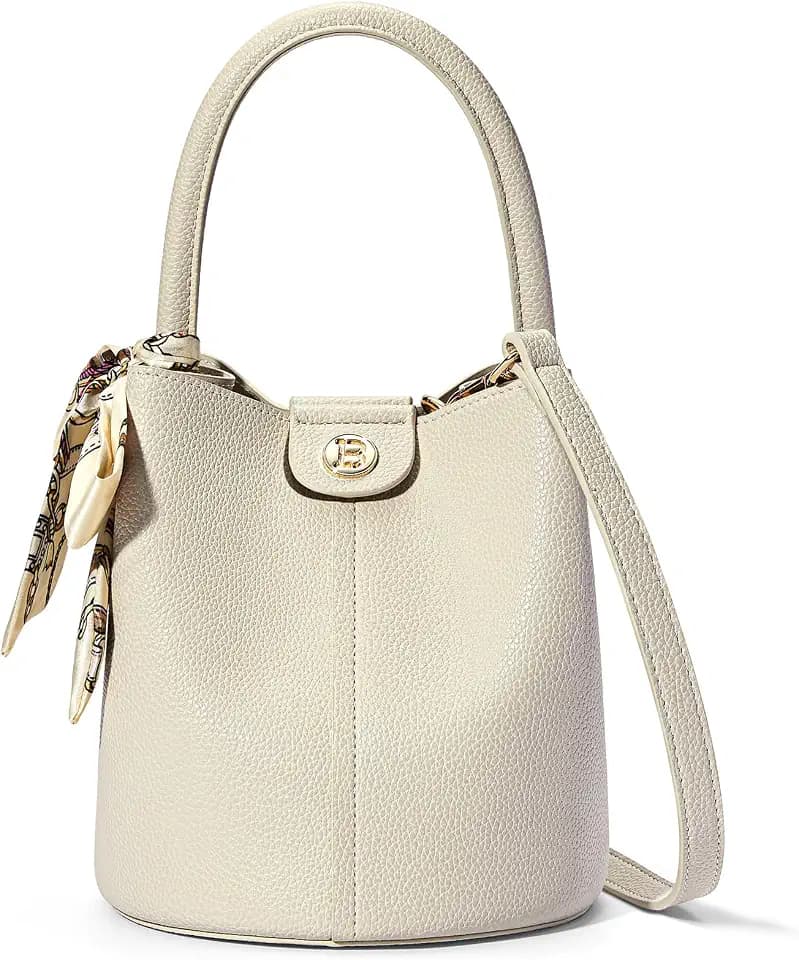 BOSTANTEN Small Crossbody Bags for Women Vegan Leather Purse Bucket bag
