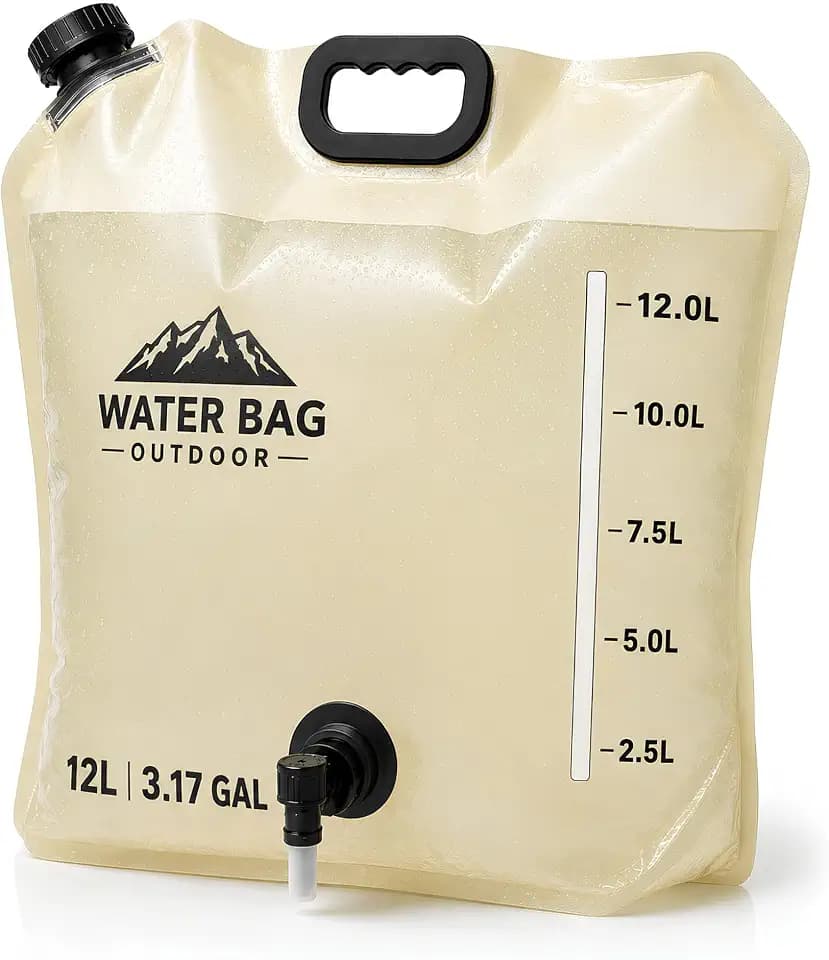 3.17 Gallon/12L Collapsible Water Container with Spigot