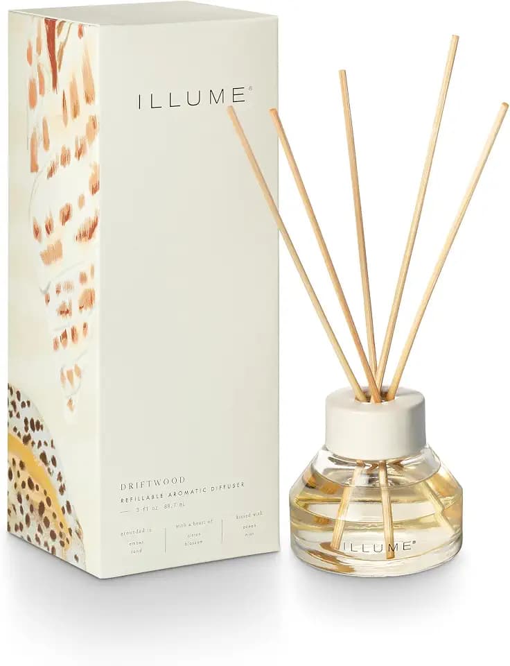 Illume Beautifully Done Driftwood Refillable Aromatic Diffuser