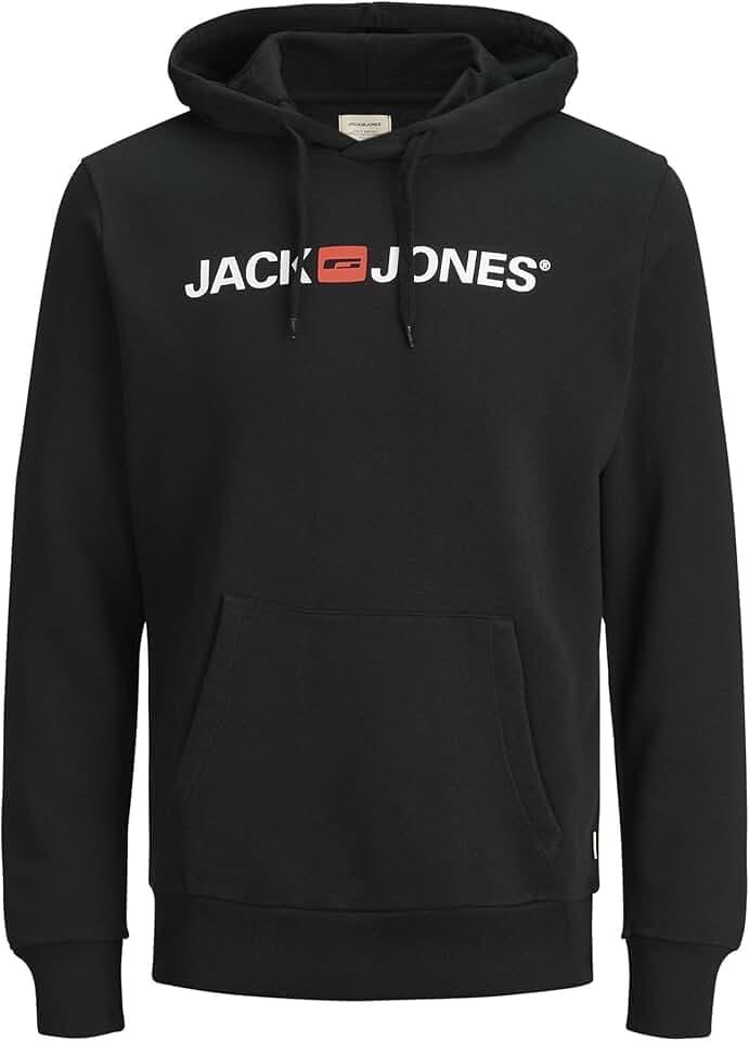 JACK & JONES Male Kapuzenpullover Logo Kapuzenpullover