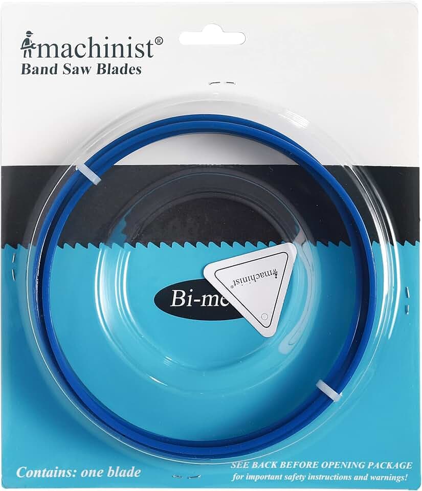 Imachinist S5212121014 Bi-Metal 52-1/2" x 1/2" x 10/14 TPI Band Saw Blades