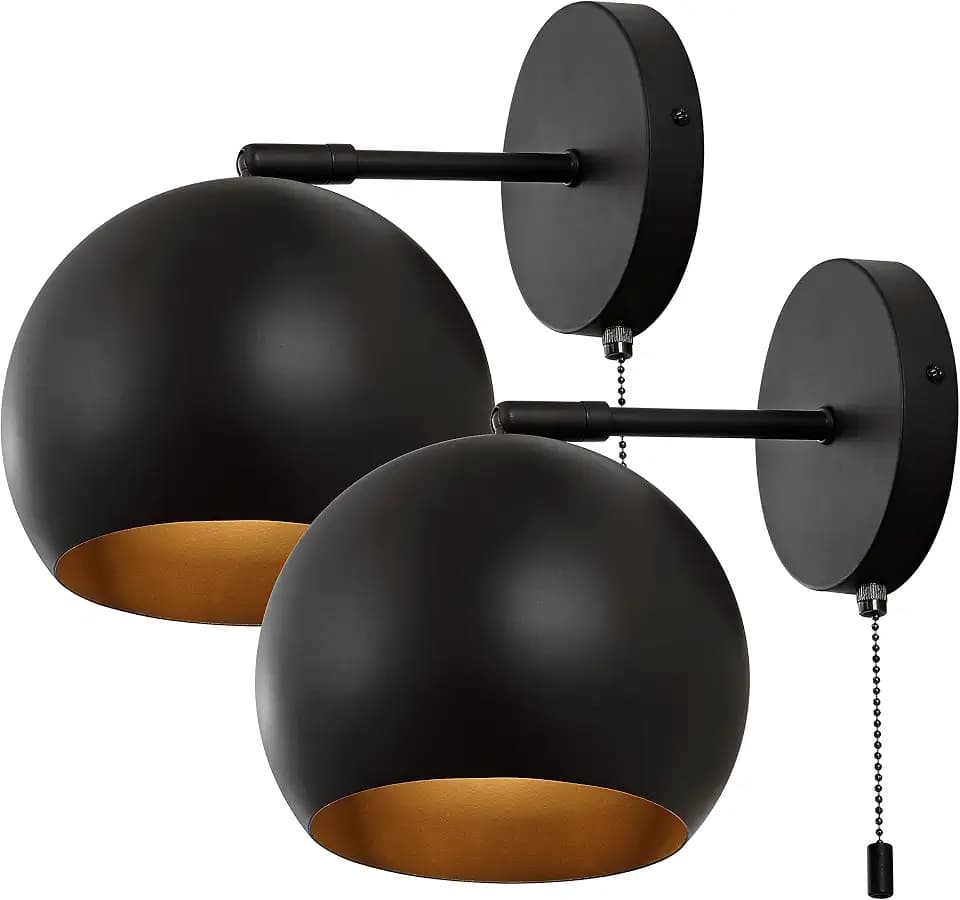 JONATHAN Y Tierra 7" Metal 1-Light Sconce, Oil Rubbed Bronze, Set of 2
