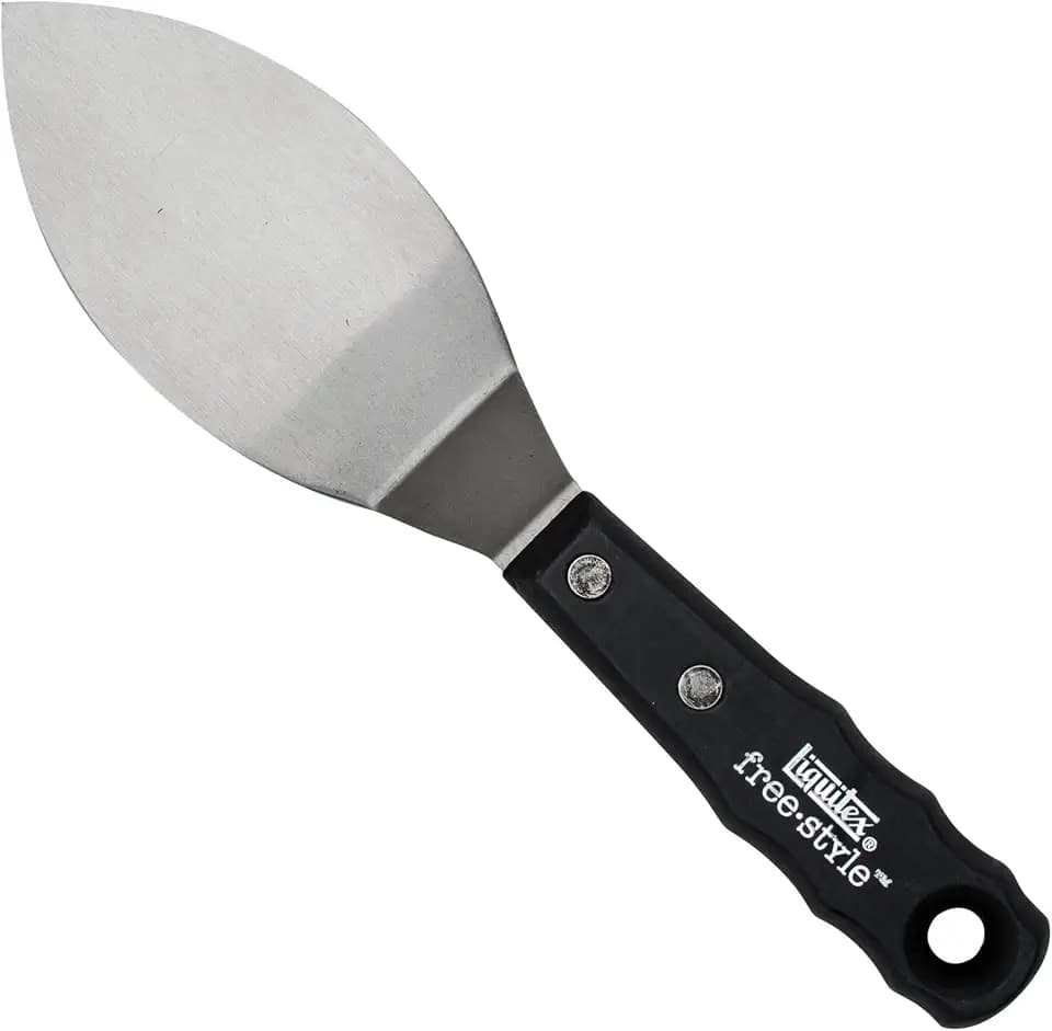 Liquitex 109915 Professional Malmesser mit einer gebürsteten rostfreien Metallklinge für Acrylfarben oder Ölfarben - Malmesser XXL Nr.15