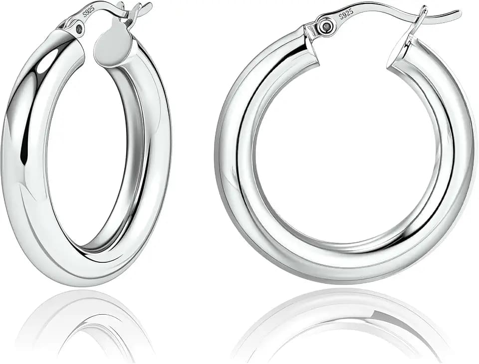 Chunky Hoop Earrings for Women Small Huggie Hoops Earrings Fashion Jewelry