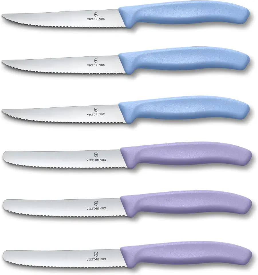 Victorinox Swiss Classic Frühstücksmesser & Steakmesser Set, 6-teilig
