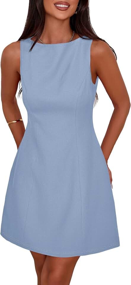 PRETTYGARDEN Women's Formal Short Dresses A Line Mini Dress