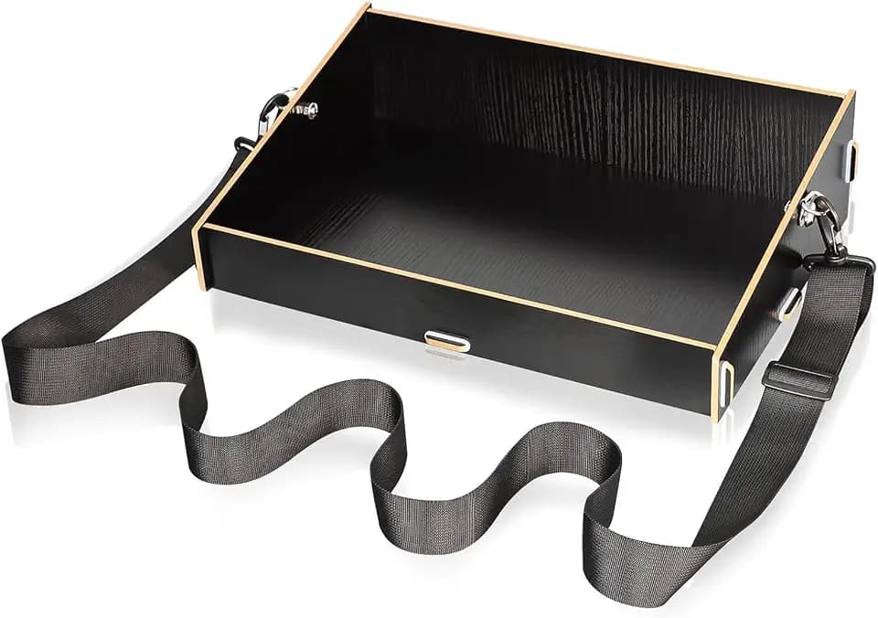 Bauchladen Schwarz JGA 40x26x10.5cm Deko für Junggesellinnenabschied