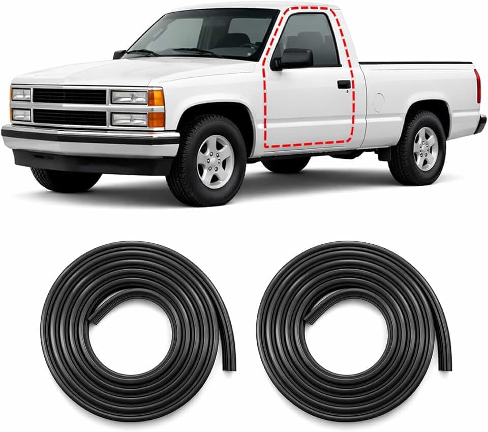 Front Door Weather Stripping for 1988-2000 Chevy GMC C/K, 2 Pack