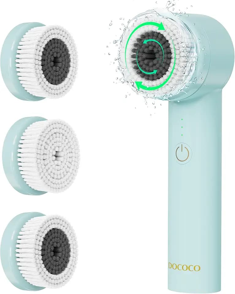 Gesichtsbürste Elektrische Bidirektionale Rotierend, IPX6 Wasserdicht