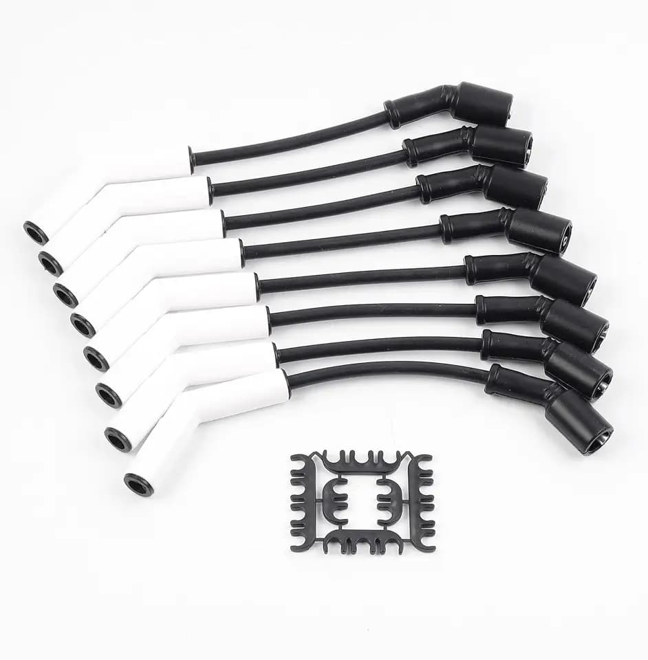Dasbecan 9070C Ceramic Spark Plug Wire Set for LS Engine